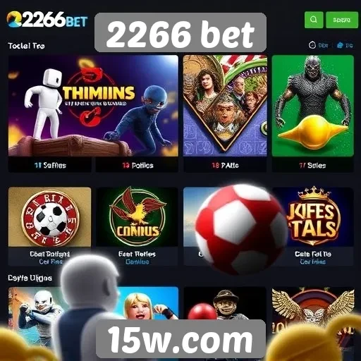 Exploração dos jogos oferecidos no site 2266 bet